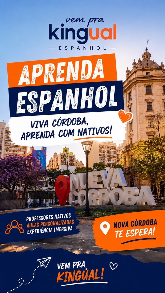 Vem pra Kingual - aprenda espanhol em Córdoba